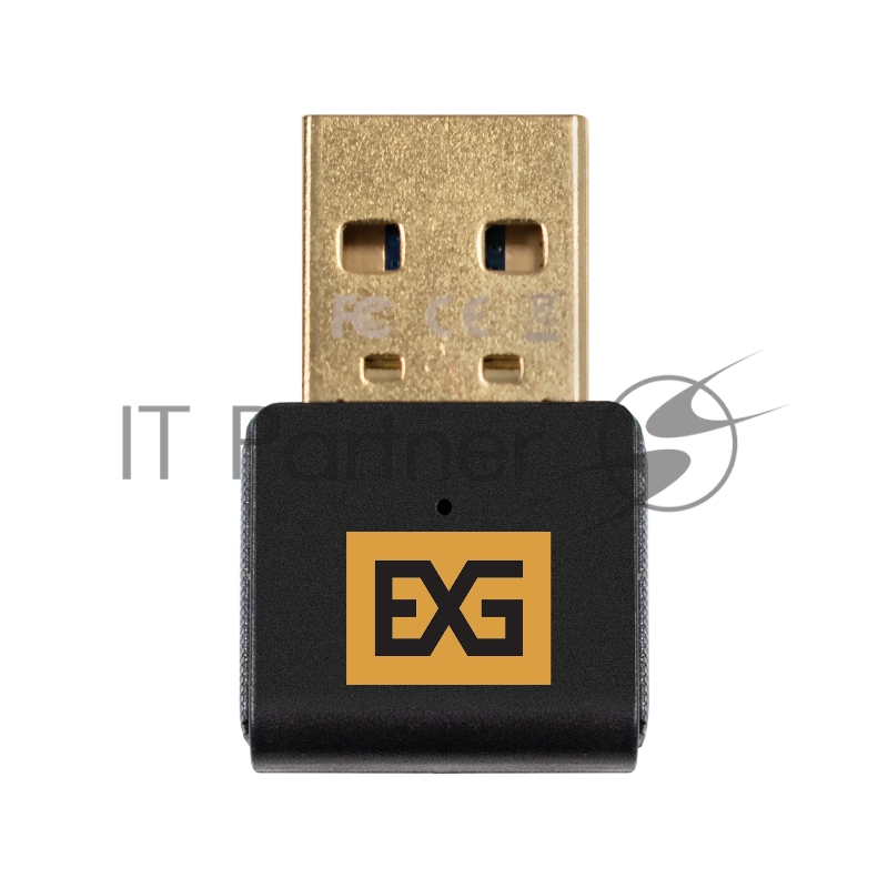 Bluetooth адаптер ExeGate EX-UB540 (BT 5.4, USB HighSpeed 2.0, до 20м, до 7 устройств, Dual-mode Bluetooth, повышенная скорость передачи данных (EDR), сверхнизкое электропотребление (BLE), LE Audio, LC3 codec, поддержка A2DP/SBC/AAC/HSP/AVRCP/HID, Pl