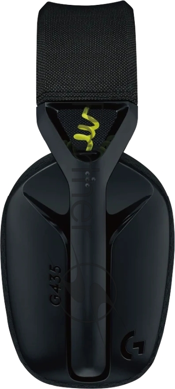 Гарнитура Logitech G435 чёрный-жёлтый, беспроводная, радиоканал, до 18 ч