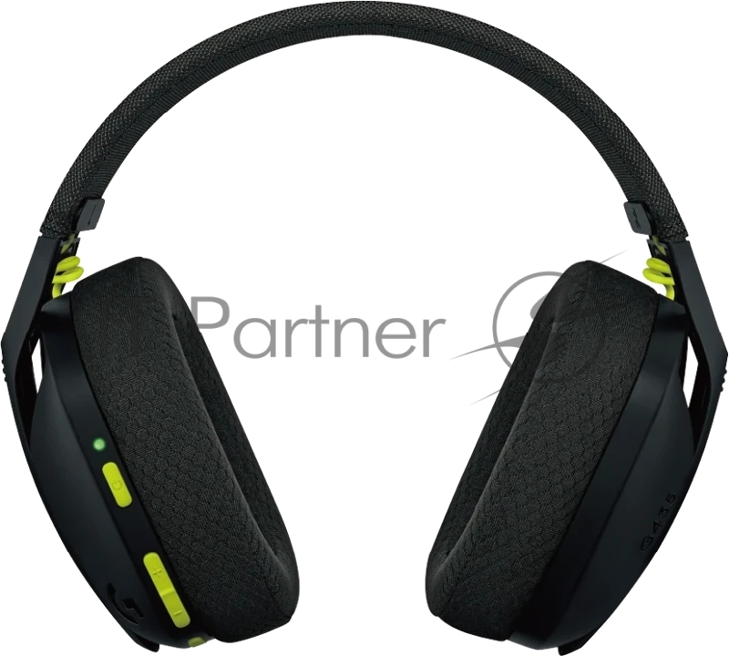 Гарнитура Logitech G435 чёрный-жёлтый, беспроводная, радиоканал, до 18 ч