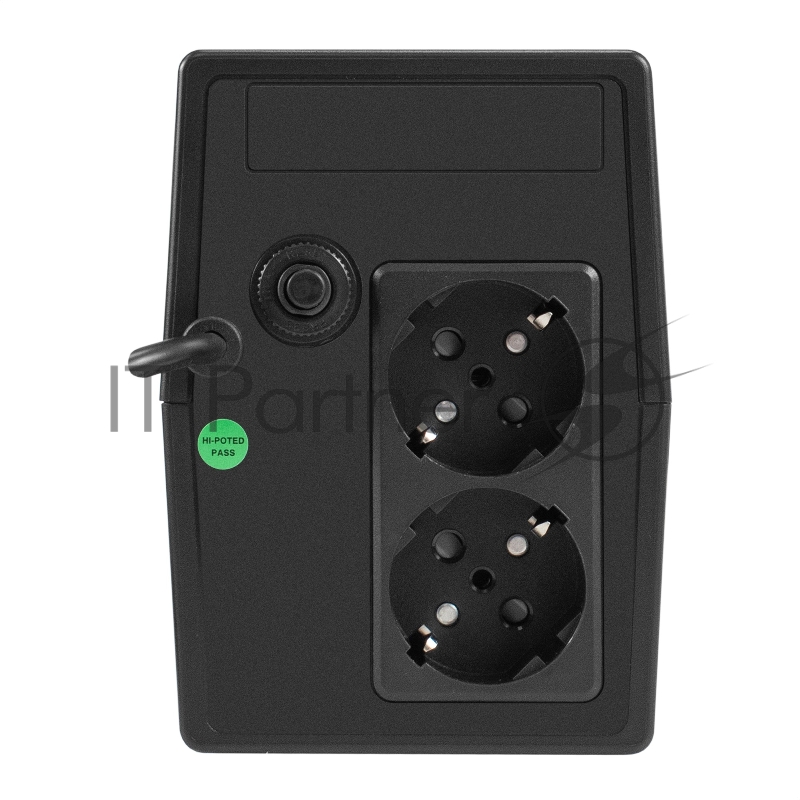 ИБП ExeGate Smart LB-800.LCD.AVR.2SH (800VA/480W, LCD, AVR, 2*Schuko, батарея 12V 9Ah, Black)