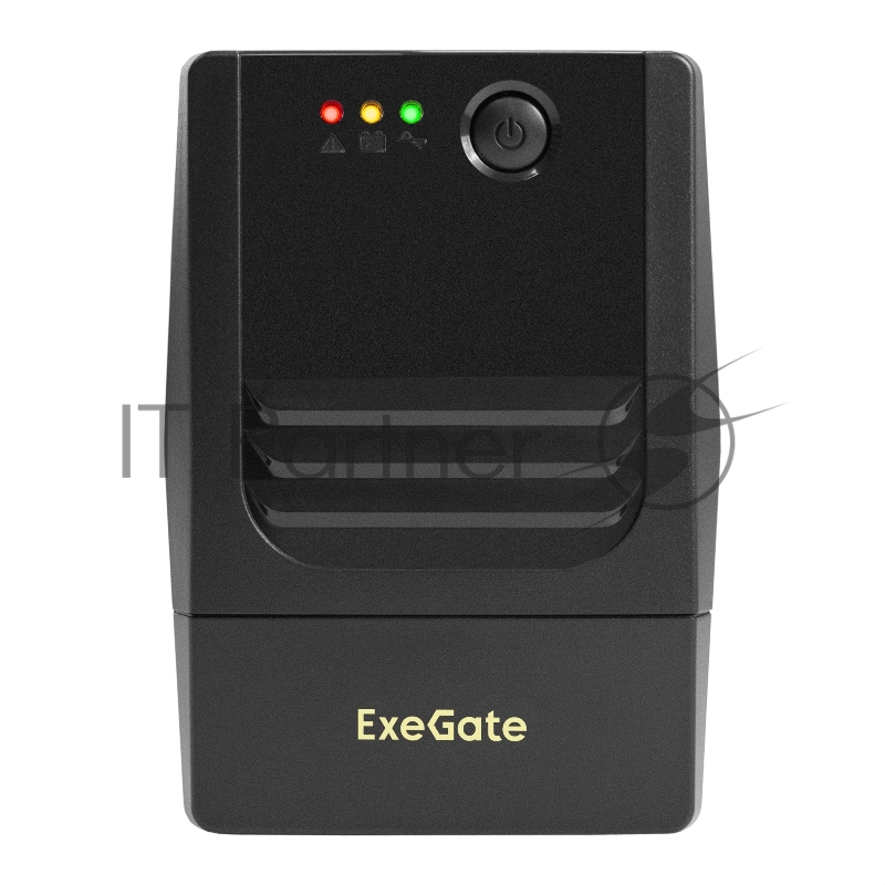 ИБП ExeGate Power NB-800.LED.AVR.2SH.USB (800VA/480W, LED, AVR, 2*Schuko, USB, батарея 12V 9Ah, Black)