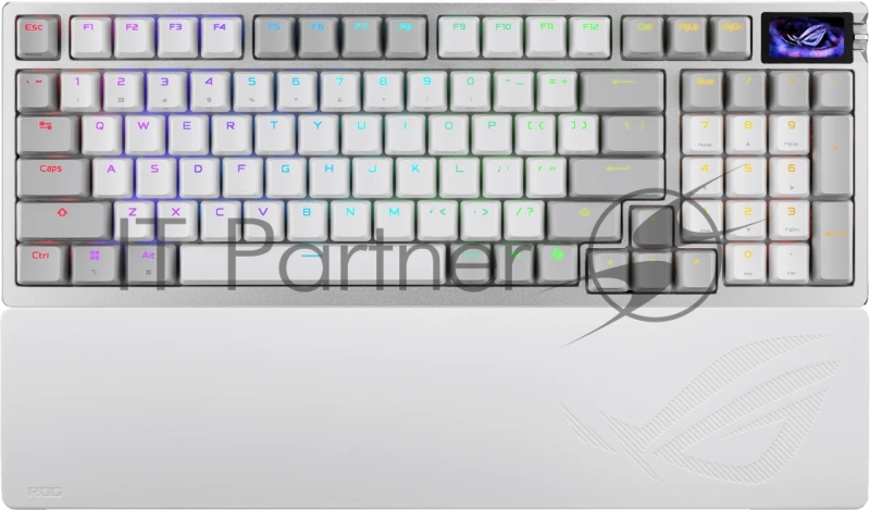 Клавиатура ASUS M901 ROG AZOTH 96 HE/WHT/HFXV2/RU/ABS/ ASUS M901 ROG AZOTH 96 HE/WHT/HFXV2/RU/ABS