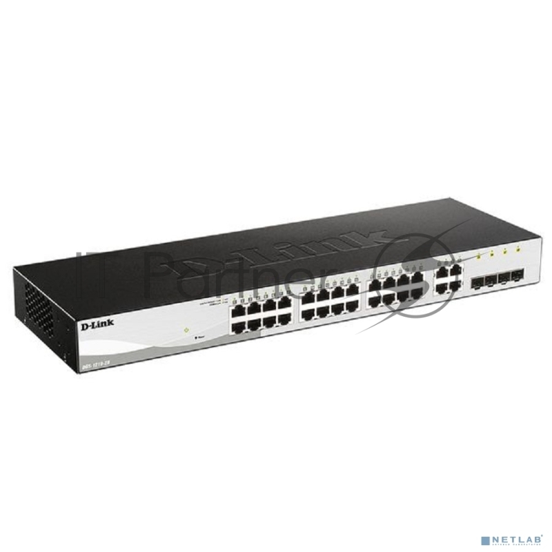 Коммутатор управляемый L2 D-Link DGS-1210-28/FL2A с 24 портами 10/100/1000Base-T и 4 комбо-портами 100/1000Base-T/SFP