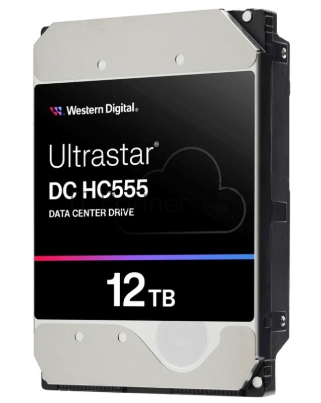 Жесткий диск HDD WD SAS 12Tb Ultrastar DC HC555 7200 12Gb/s 512Mb 1 year warranty