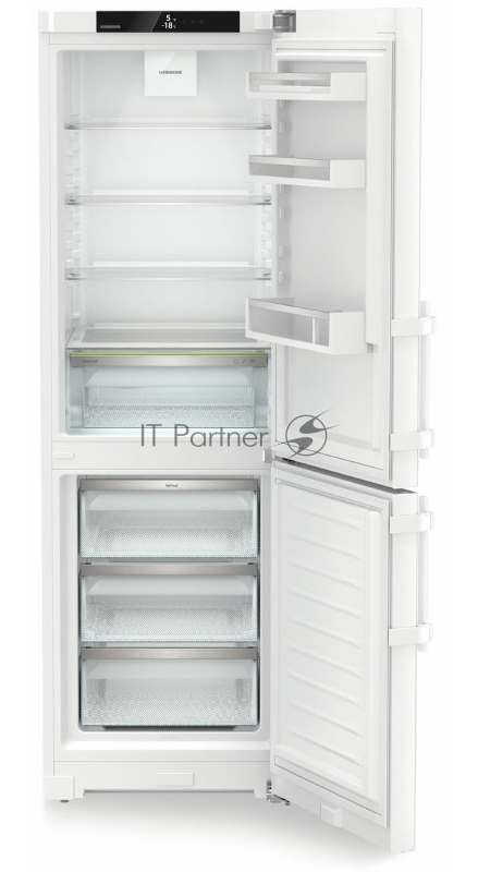 Холодильники LIEBHERR CNc 5213-20 001 Pure, EasyFresh, МК NoFrost 3 контейнера, сенсорный дисплей Touch, внешние ручки с толкателями, белый цвет, ВхШхГ, см: 185.5х60х67.5