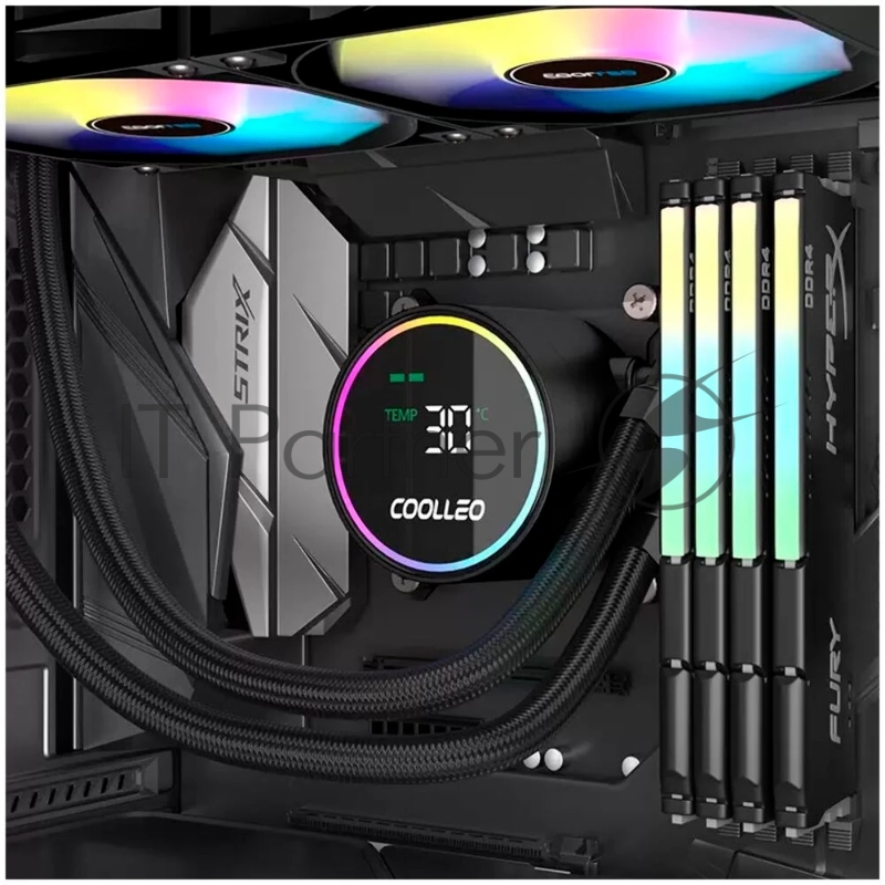 Система жидкостного охлаждения Coolleo ICE Fairy DIG 240 LITE BK (DIG-240-LITE-BK)