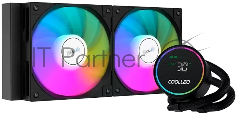 Система жидкостного охлаждения Coolleo ICE Fairy DIG 240 LITE BK (DIG-240-LITE-BK)