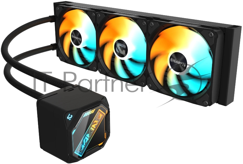Жидкостная система охлаждения GIGABYTE Gaming GME 360 3 x 120mm ARGB Fan, LGA 1200, LGA 1700, LGA 1851, AM5, AM4