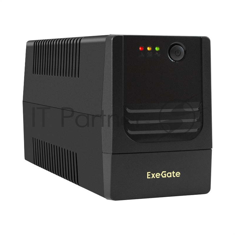 Источник бесперебойного питания ExeGate Power NB-850.LED.AVR.4C13.USB (850VA/510W, LED, AVR, 4*C13, USB, батарея 12V 9Ah, Black)