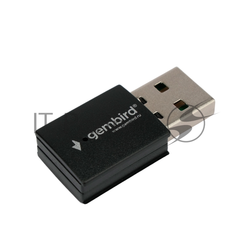 Сетевой адаптер WiFi+Bluetooth Gembird WNP-UA-013 900 Мбит, 2.4/5 ГГц, 2 антенны, USB, 802.11b/a/g/n/ac/ax, AIC8800M80