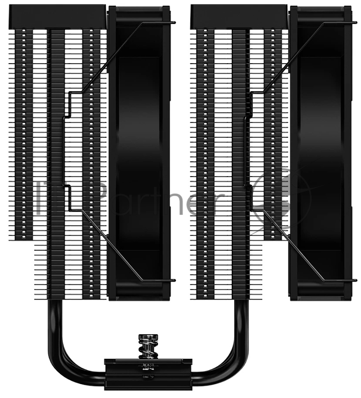 Устройство охлаждения (кулер) ID-Cooling Frozn A620 Pro Xe нет подсветки Soc-AM5/AM4/1200/1700/1851 черный 4-pin 27.2dB Al+Cu Ret (FROZN A620 PRO XE BLACK)