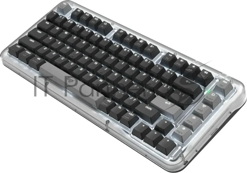 Клавиатура Logitech K75M механическая графитовый USB беспроводная BT/Radio Multimedia (подставка для запястий) (920-013299)