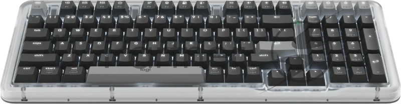 Клавиатура Logitech K98M механическая графитовый USB беспроводная BT/Radio Multimedia (подставка для запястий) (920-013040)