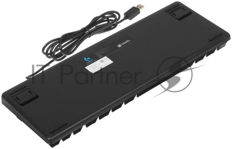Клавиатура Logitech G413 TKL механическая черный USB for gamer LED
