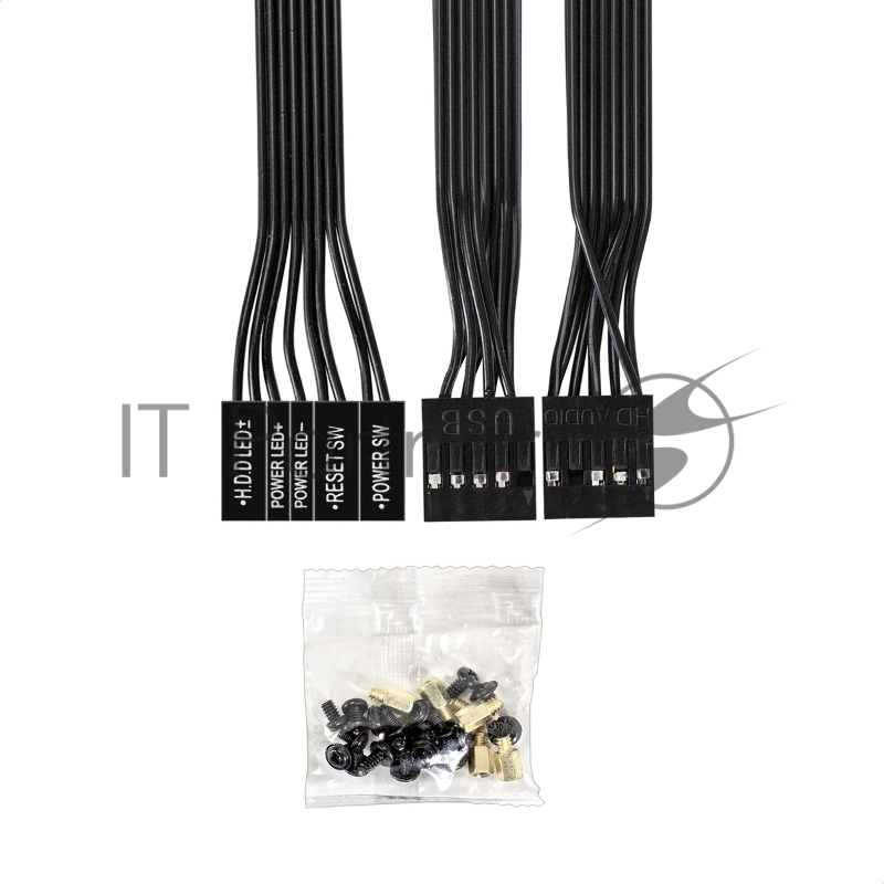 Корпус Minitower ExeGate BAA-503-AA500 (mATX, БП AA500 с вент. 8см, 2*USB, HD Audio, черный)