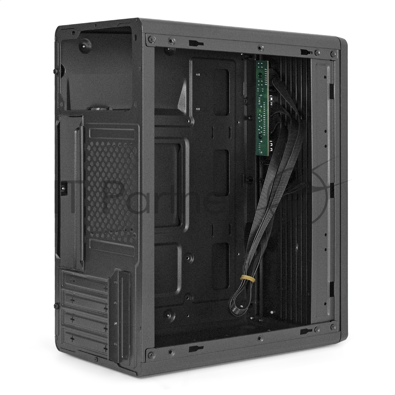 Корпус Minitower ExeGate BAA-503-UNS400 (mATX, БП UNS400 с вент. 12см, 2*USB, HD Audio, черный)