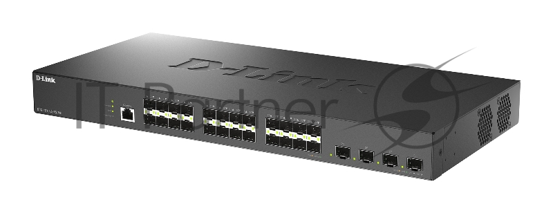 Управляемый L2 коммутатор, 24x1000Base-X SFP, 4x10GBase-X SFP+, CLI, консольный порт RJ-45, RPS, поддержка Dying Gasp