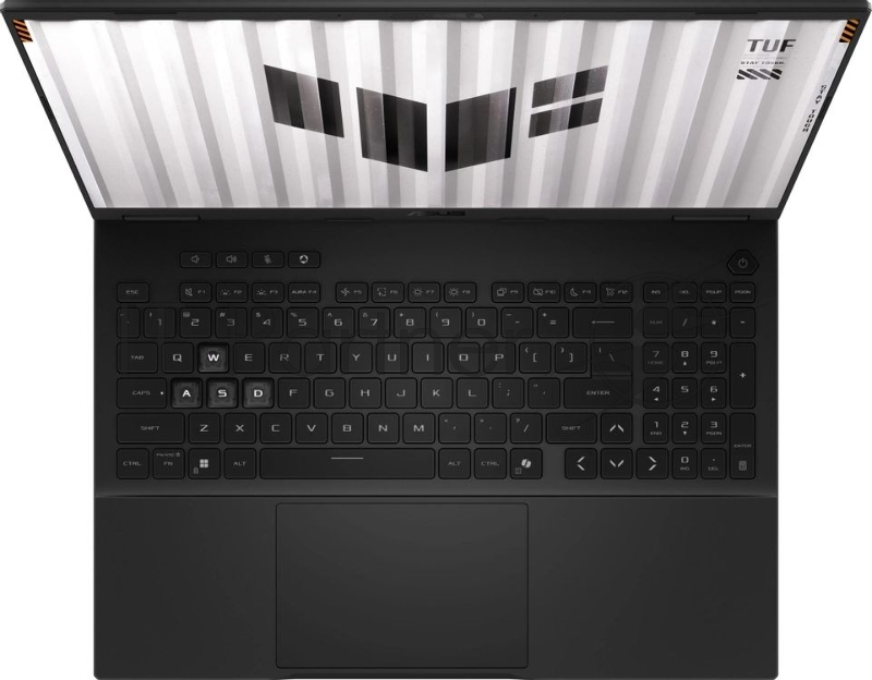 Ноутбук ASUS TUF F16 FX608JHR-RV142/16/IPS/Intel Core i5 14450HX/32Gb/512Gb SSD/NVIDIA GeForce RTX 5050 8Gb/Без ОС/серый/2.2kg