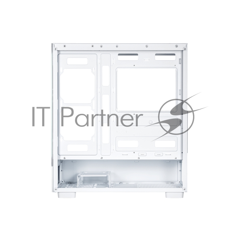 Корпус без блока питания Case PCCooler C3 Q500 WH, Midi-Tower, TG, no fans, 1xUSB 3.0 + 1xUSB 2.0 + 1xUSB-C, ATX, mATX, mITX White
