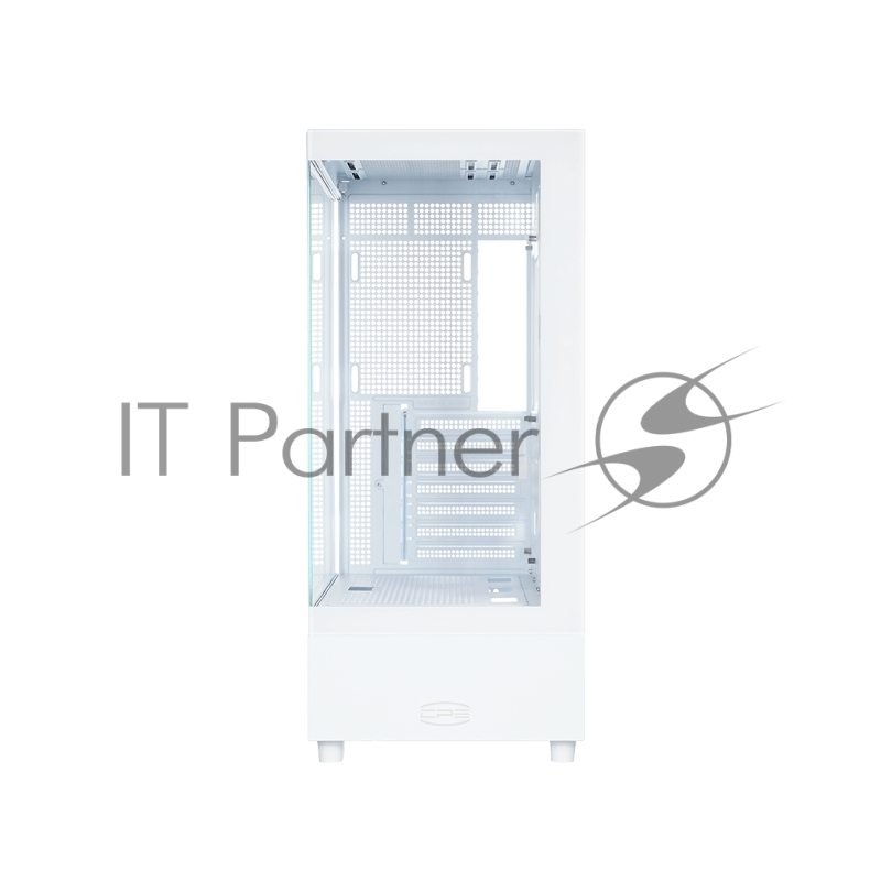 Корпус без блока питания Case PCCooler C3 Q500 WH, Midi-Tower, TG, no fans, 1xUSB 3.0 + 1xUSB 2.0 + 1xUSB-C, ATX, mATX, mITX White