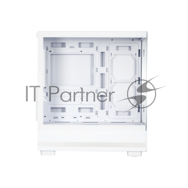 Корпус без блока питания Case PCCooler C3 Q500 WH, Midi-Tower, TG, no fans, 1xUSB 3.0 + 1xUSB 2.0 + 1xUSB-C, ATX, mATX, mITX White