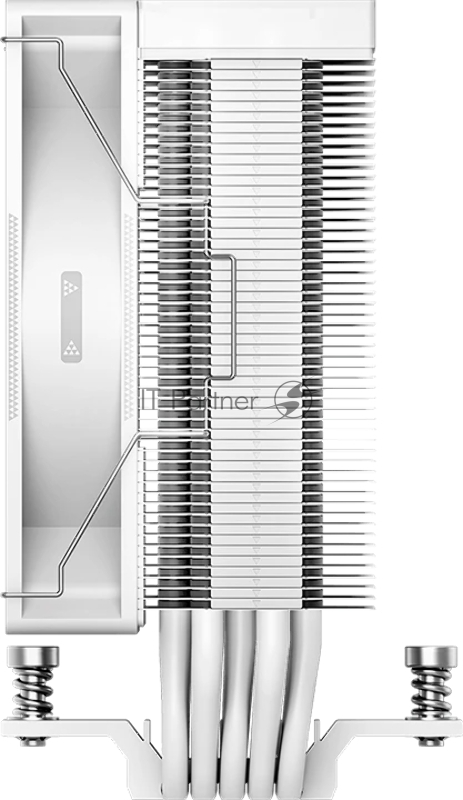 Кулер для процессора CPU Cooler PCCooler RT500 TC ARGB WH (245W, 4-pin PWM, 152mm, Al/Cu, 5x6mm, ARGB, 1x120mm, 73.32CFM, 34.9dBA, 2200RPM, S: 1851/1700/1200/115X, AM5/AM4, white)