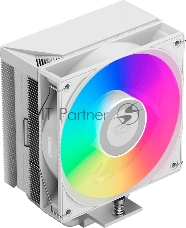 Кулер для процессора CPU Cooler PCCooler RT500 TC ARGB WH (245W, 4-pin PWM, 152mm, Al/Cu, 5x6mm, ARGB, 1x120mm, 73.32CFM, 34.9dBA, 2200RPM, S: 1851/1700/1200/115X, AM5/AM4, white)