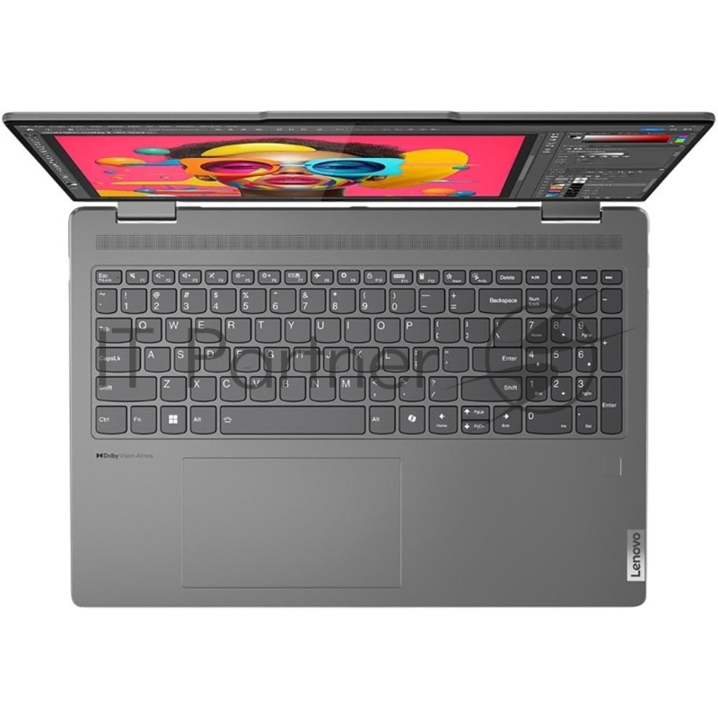 Ноутбук Lenovo Yoga 7 2-in-1 16IML9/16/IPS/Intel Core Ultra 7 155U/16384Mb/1024Gb SSD/Intel Graphics/Windows 11 Home/серый/1.99kg