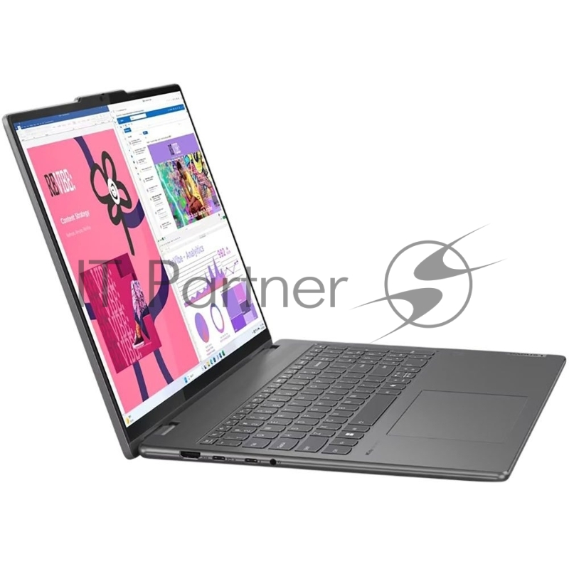 Ноутбук Lenovo Yoga 7 2-in-1 16IML9/16/IPS/Intel Core Ultra 7 155U/16384Mb/1024Gb SSD/Intel Graphics/Windows 11 Home/серый/1.99kg