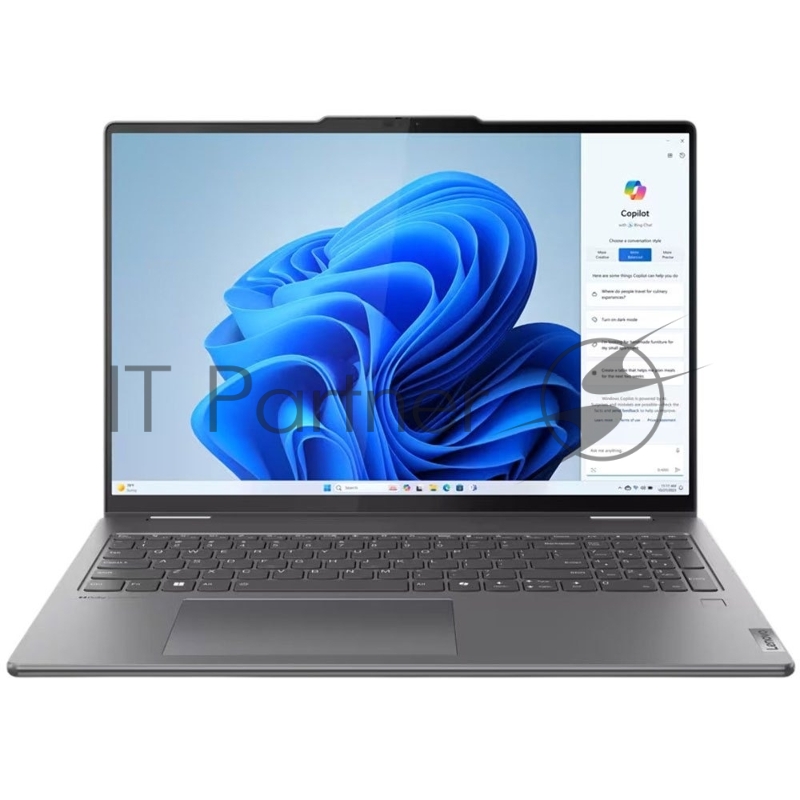 Ноутбук Lenovo Yoga 7 2-in-1 16IML9/16/IPS/Intel Core Ultra 7 155U/16384Mb/1024Gb SSD/Intel Graphics/Windows 11 Home/серый/1.99kg