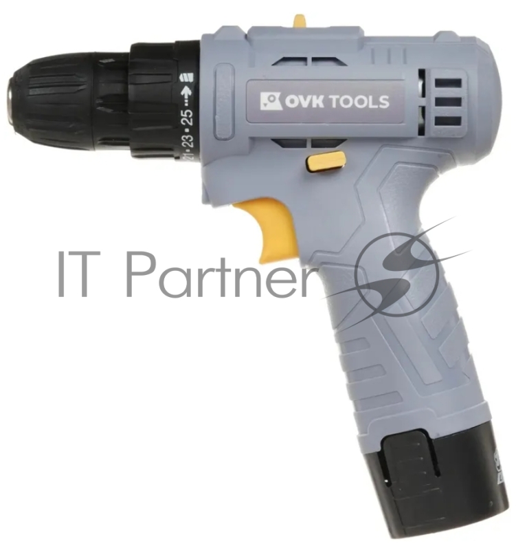 Дрель-шуруповерт Ovk Tools OTCS1AA-12V-1.3A 12Вт аккум. патрон:быстрозажимной
