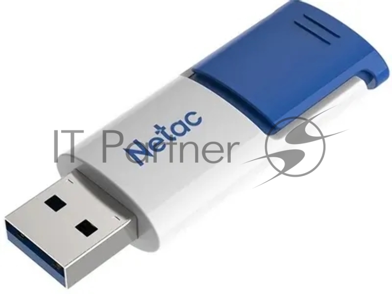 Флешка USB Netac U182, 16GB, USB 3.2, R/W 100/30, синий