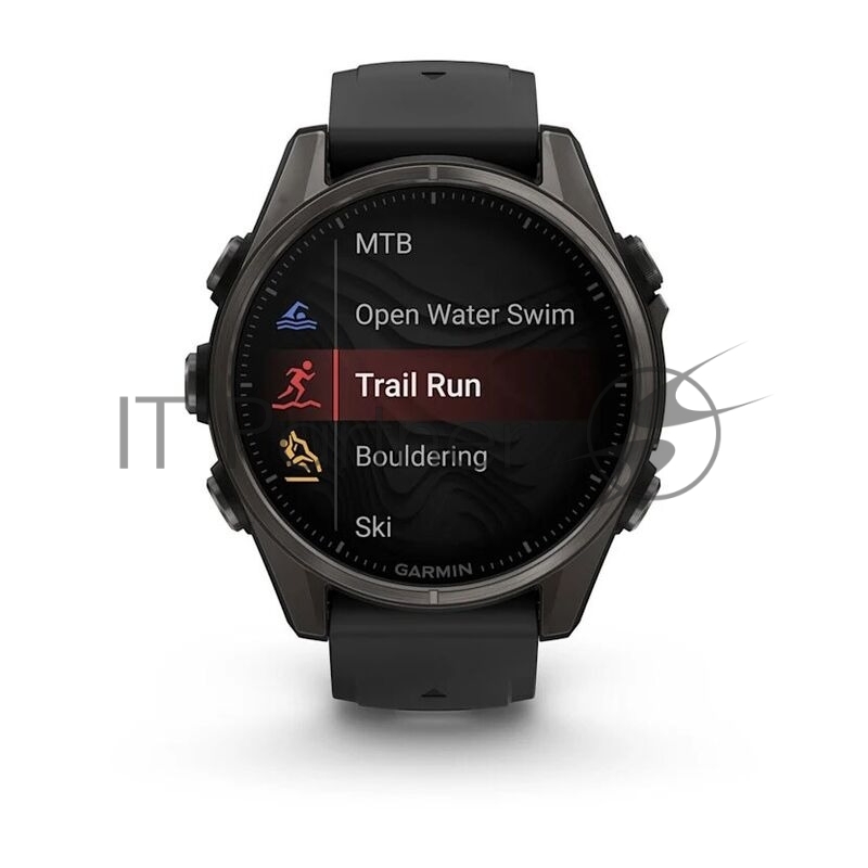 Умные часы Garmin Fenix 8, 1.3 AMOLED, 4G, Wi-Fi, Bluetooth, NFC, WR100, черный