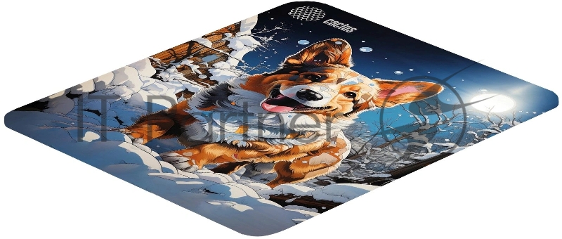 Коврик для мыши Cactus Corgi рисунок 300x250x3мм (CS-MPC-D13M)