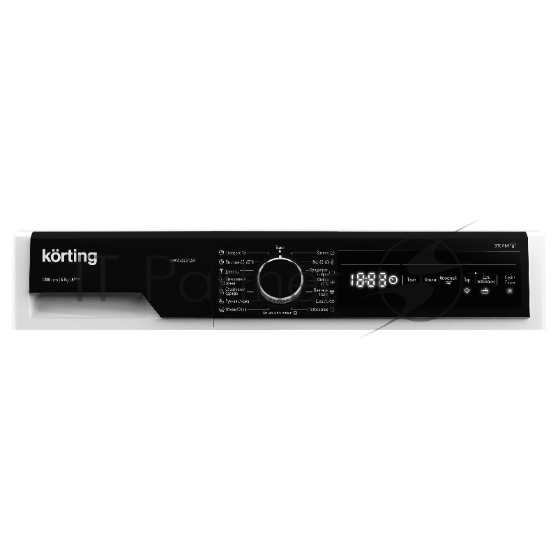 Стиральная машина с паром Korting KWM 42LS1267 белая, загрузка фронтальная 6кг, 1200 об/мин., класс: A+++