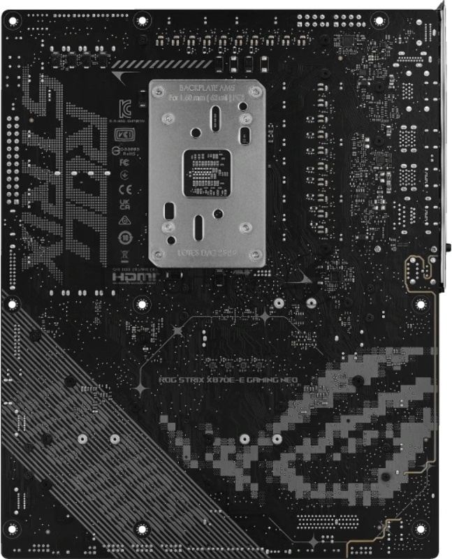 Материнская плата ASUS ROG STRIX X870E-E GAMING WIFI7 NEO AM5 ATX 4xDDR5 2xPCIEx16 5xM.2 4xUSB-C HDMI 5GLAN WIFI7