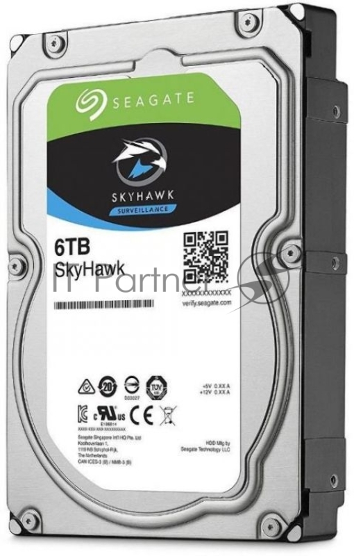 Жесткий диск Seagate 6TB 5400rpm SATA 6GB/S 256MB ST6000VX001 Seagate SkyHawk