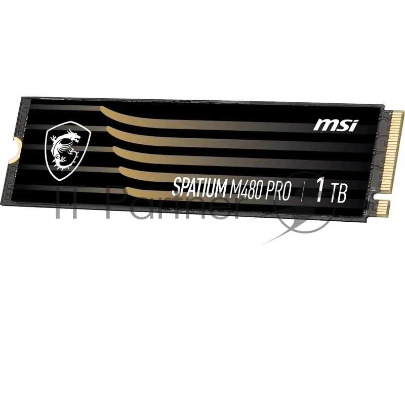 Накопитель SSD MSI SPATIUM M480 PRO, 1000Gb, M.2 2280, PCIe 4.0 x4, NVMe, R/W 7400/6000