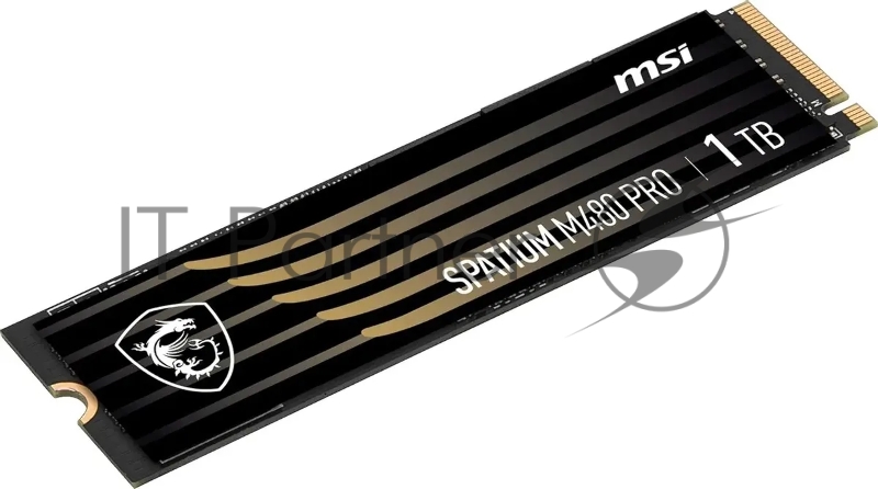 Накопитель SSD MSI SPATIUM M480 PRO, 1000Gb, M.2 2280, PCIe 4.0 x4, NVMe, R/W 7400/6000