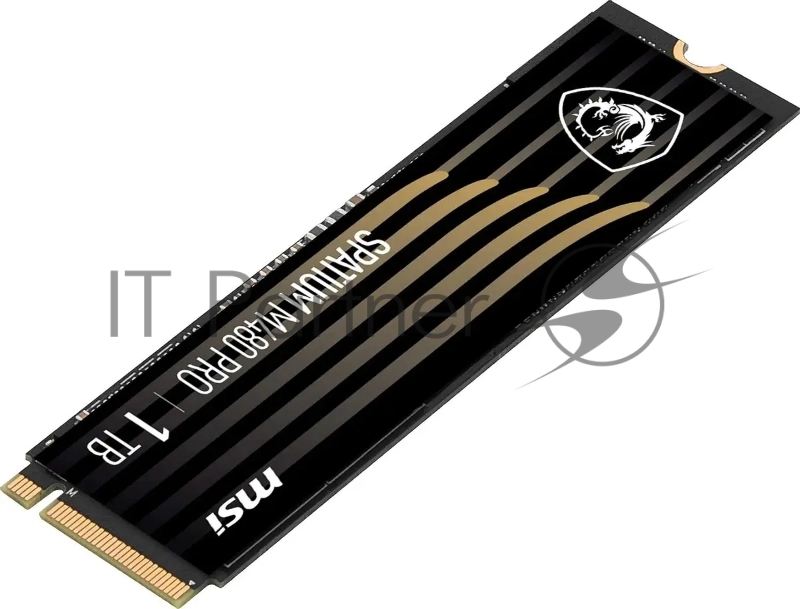 Накопитель SSD MSI SPATIUM M480 PRO, 1000Gb, M.2 2280, PCIe 4.0 x4, NVMe, R/W 7400/6000