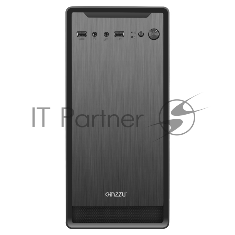 Компьютерный корпус Ginzzu B180 2хUSB 2.0,AU w/o PSU