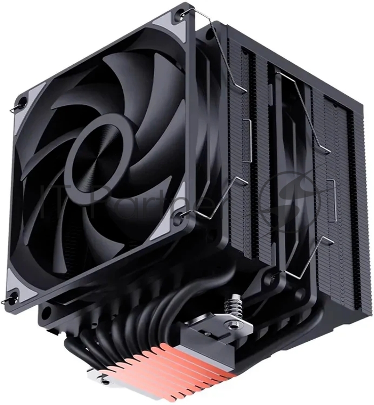 Устройство охлаждения(кулер) Bloody AC-14 Soc-AM5/AM4/1200/1700/1851 черный 4-pin 20-30dB Al+Cu 280W 913gr Ret (AC-14-280-BK)