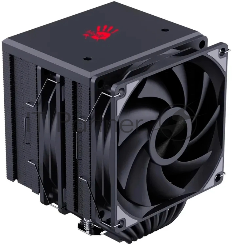 Устройство охлаждения(кулер) Bloody AC-14 Soc-AM5/AM4/1200/1700/1851 черный 4-pin 20-30dB Al+Cu 280W 913gr Ret (AC-14-280-BK)