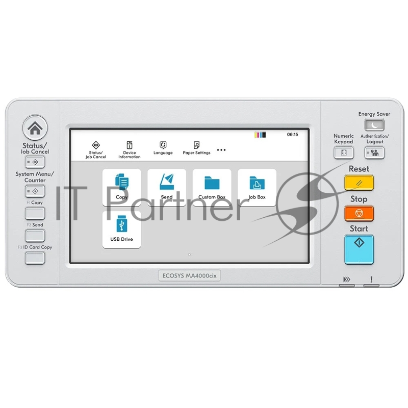 МФУ лазерное Kyocera Ecosys MA4000cix (1102Z43NL0), A4, цветной, печ. до 40 стр/мин., скан. 120 стр/мин. (ч/б) 100 стр/мин. (цвет), 1200 x 1200 dpi (печать) 600x600dpi (скан.), USB, RJ-45, Air Print, Mopria