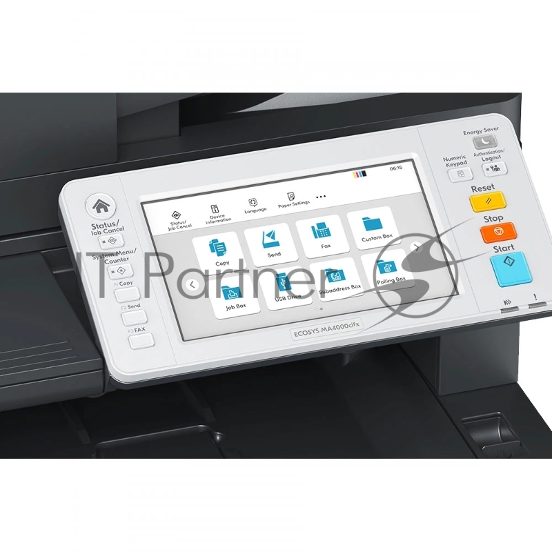 МФУ лазерное Kyocera Ecosys MA4000cix (1102Z43NL0), A4, цветной, печ. до 40 стр/мин., скан. 120 стр/мин. (ч/б) 100 стр/мин. (цвет), 1200 x 1200 dpi (печать) 600x600dpi (скан.), USB, RJ-45, Air Print, Mopria