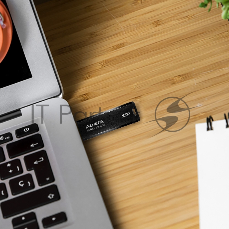 Внешний SSD ADATA SC610, 500Gb, USB Type-A, R/W 550/500 Mb/s черный