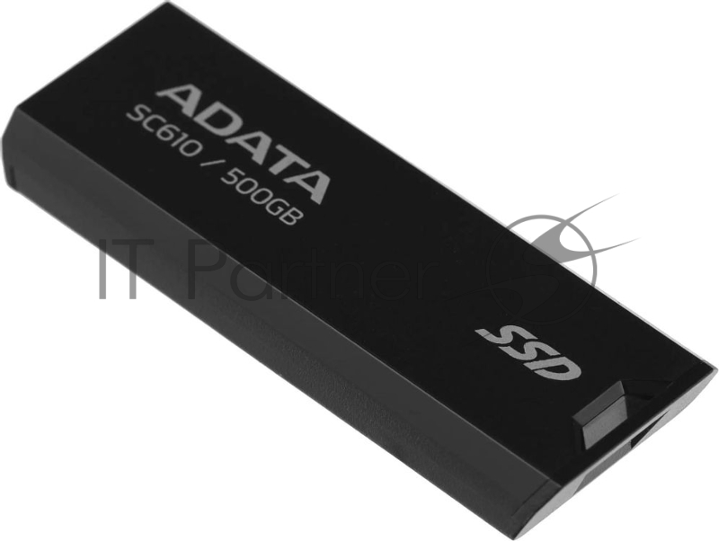 Внешний SSD ADATA SC610, 500Gb, USB Type-A, R/W 550/500 Mb/s черный