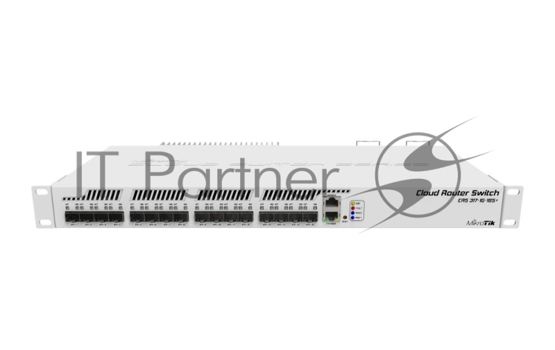 Коммутатор MikroTik CRS317-1G-16S+RM 16х SFP+, 1х 1G RJ45, SwOS или RouterOS