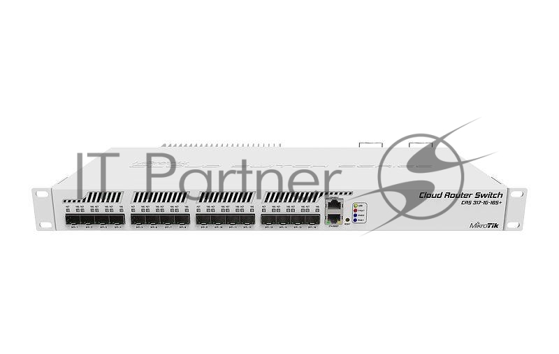 Коммутатор MikroTik CRS317-1G-16S+RM 16х SFP+, 1х 1G RJ45, SwOS или RouterOS