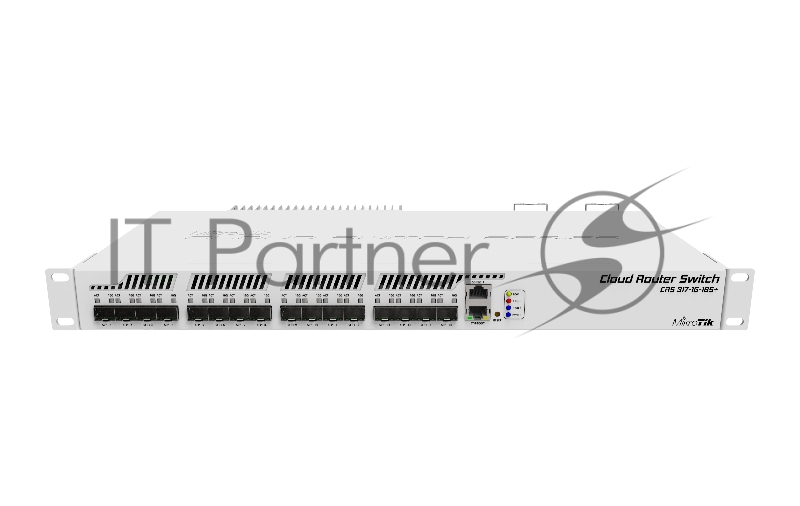 Коммутатор MikroTik CRS317-1G-16S+RM 16х SFP+, 1х 1G RJ45, SwOS или RouterOS